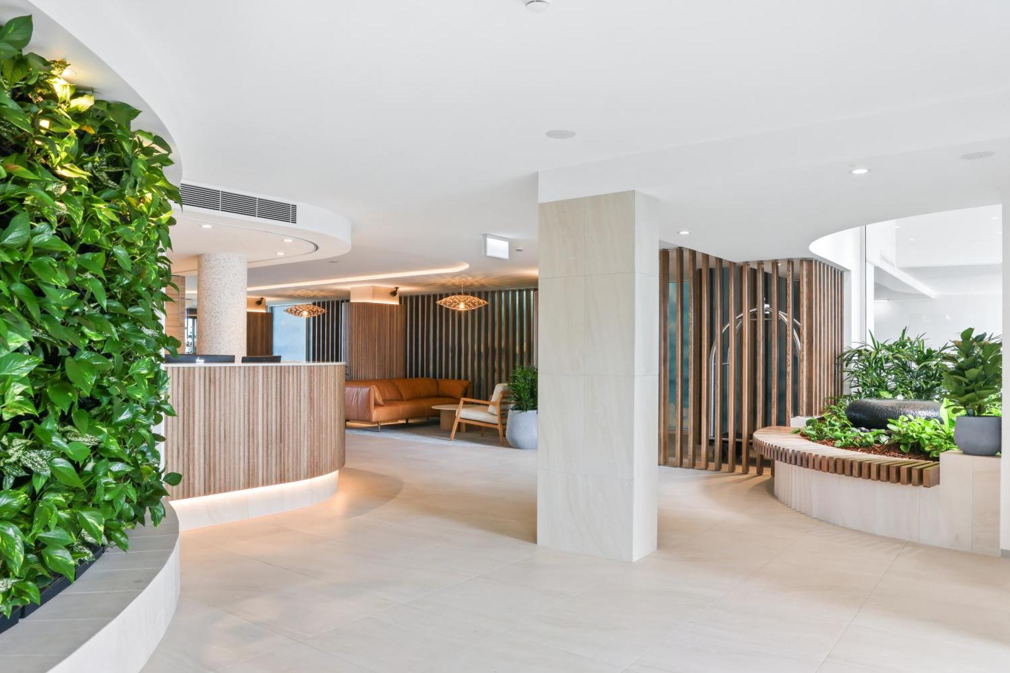 Rumba Beach Resort Caloundra Exteriör bild The lobby of the new building